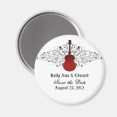 レッドスワーズギターSave the Date Magnet マグネット (正面/裏面)