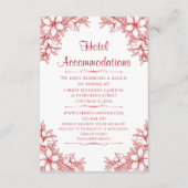 レッドズ華美結婚ホテル エンクロージャーカード (正面)