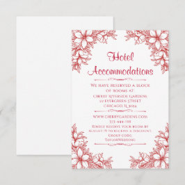 レッドズ華美結婚ホテル エンクロージャーカード