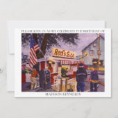 レッドズ食べロブスターシャック誕生日招待状 (正面)