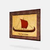 レッドセイルバイキング船II アクリルサイン (傾斜)