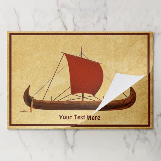 レッドセイルバイキング船II ペーパーパッド (折り畳み)