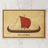 レッドセイルバイキング船II ペーパーパッド (正面)