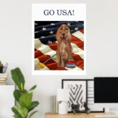 レッドセッターカーリング ポスター (ホームオフィス)