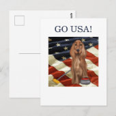 レッドセッターカーリング ポストカード (正面/裏面)