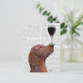 レッドセッタードッグオーヴィン ポストカード (スタンド正面)