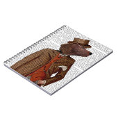 レッドセッターライダーポートレート ノートブック (左側)