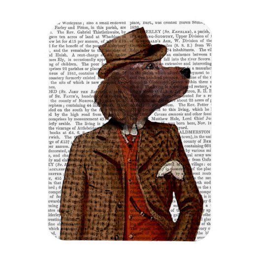 レッドセッターライダーポートレート マグネット (縦)