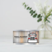 レッドセミトラック | ドライバ | メタリック 名刺 (スタンド正面)