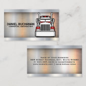 レッドセミトラック | ドライバ | メタリック 名刺 (正面/裏面)