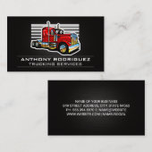 レッドセミトラック | 輸送運搬 | ドライバ 名刺 (正面/裏面)