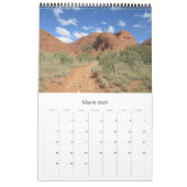 レッドセンターオーストラリア2025 カレンダー (3月 2026)