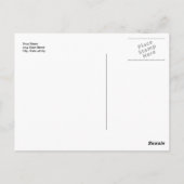 レッドセンタークラシックモノグラム写真ありがとう ポストカード (裏面)