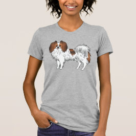 レッドセーブルファレーヌカワイカートゥートカートゥーンドッグイラストレーション Tシャツ