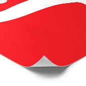 レッドセールのサイン、18x24夏シーズンのセールのサイン ポスター (角)