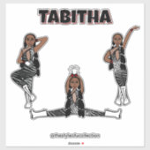 レッドゼブラダンサー#3 シール (シート)