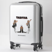 レッドゼブラダンサー#4 シール (スーツケース)