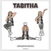 レッドゼブラダンサー#4 シール (シート)