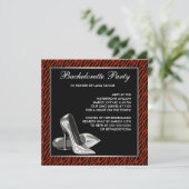 レッドゼブラハイヒールバチェロレッテ 招待状 (スタンド正面)