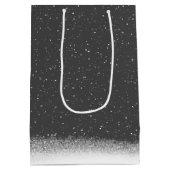 レッドソックスと野球クリスマスツリー ミディアムペーパーバッグ (裏面)