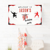 レッドソードボーイの誕生日パーティーへようこそ 横断幕 (インサイチュ)