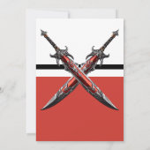 レッドソードボーイズバースデーパーティーII 招待状 (裏面)