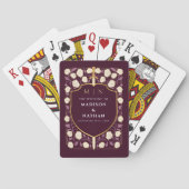 レッドソード王室のシールド結婚式の引き出物 トランプ (裏面)