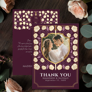 レッドソード&シールド中世ファンタジー結婚ズ サンキューカード