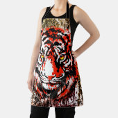 レッドタイガーエプロン – レッドタイガーヘッドスケッチ エプロン (インサイチュ)