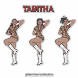 レッドタイガーダンサー#1ステッカー シール