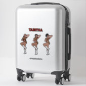 レッドタイガーダンサー#1ステッカー シール (スーツケース)