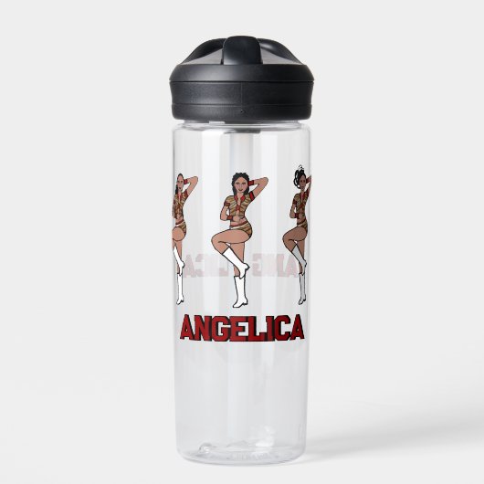 レッドタイガーダンサー#1 ウォーターボトル (正面)