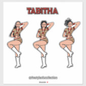 レッドタイガーダンサー#2 シール (シート)