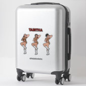 レッドタイガーダンサー#2 シール (スーツケース)