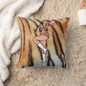 レッドタイガーダンサーB クッション (ブランケット)