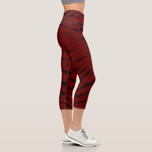 レッドタイガーデジタルプリント カプリレギンス