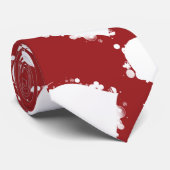 レッドタイホワイトエモハート ネクタイ (ロール)