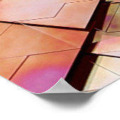 レッドタイルイラストレーション ポスター (角)