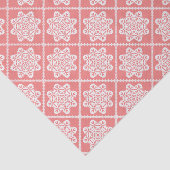 レッドタイル抽象芸術パターンティッシュペーパー 薄葉紙 (詳細)