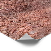 レッドタウンパスプリント ポスター (角)