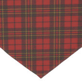 レッドタータンチェッククリスマスプレド冬の休日パターン ショートテーブルランナー (コーナー)