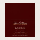 レッドダイアモンドラブ女神テンプルタロット 名刺 (内部フラット)