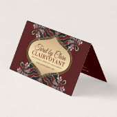 レッドダイアモンドラブ女神テンプルタロット 名刺 (正面)