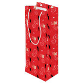 レッドダイヤモンドブルテリア ワインギフトバッグ (裏面アングル)