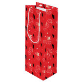 レッドダイヤモンドブルテリア ワインギフトバッグ (正面アングル)