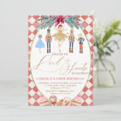 レッドダイヤモンドランド・オブ・スイーツくるみ割り誕生日 招待状 (スタンド正面)