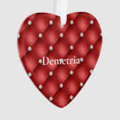 レッドダイヤモンド オーナメント (正面)