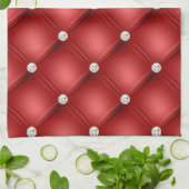 レッドダイヤモンド キッチンタオル (折り畳み)