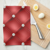 レッドダイヤモンド キッチンタオル (四つ折り)