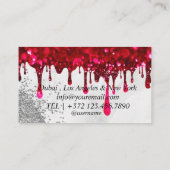 レッドダイヤモンド《写真》ぼけ味きらめくヘア 名刺 (裏面)